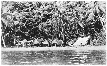 The Ethnographer's Tent on the Beach of Nu'agasi.