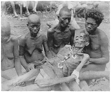 A Corpse Covered with Valuables.