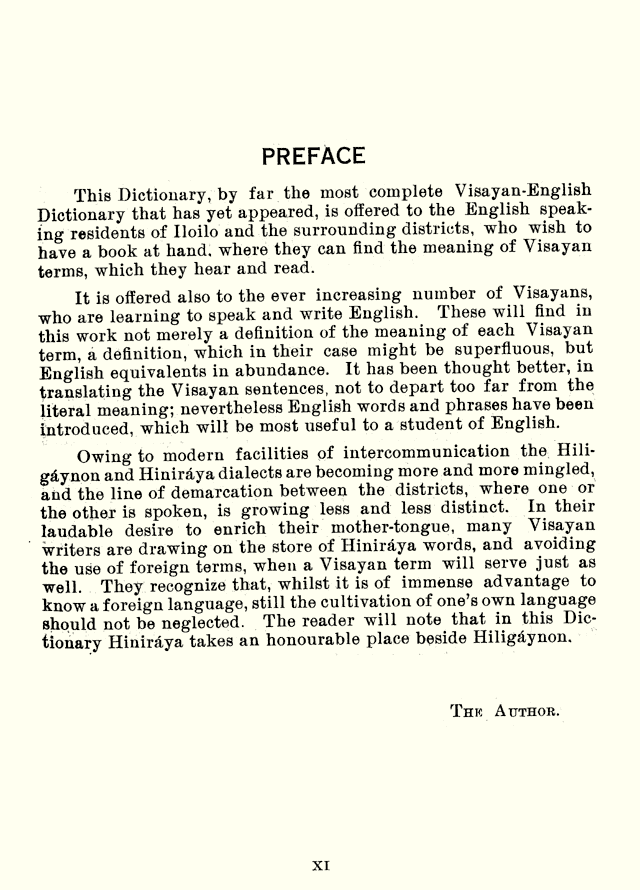Visayan-English Dictionary, page 