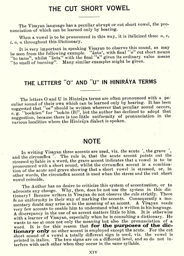 Visayan-English Dictionary, page 