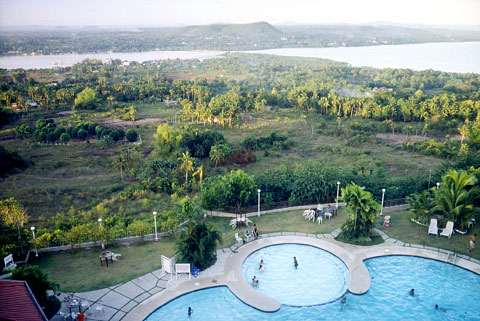 View from Bohol Plaza, Panglao Island