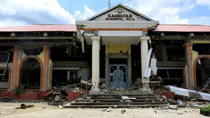 Sagbayan Townhall Damage