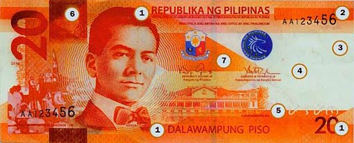 PHP 20 note obverse