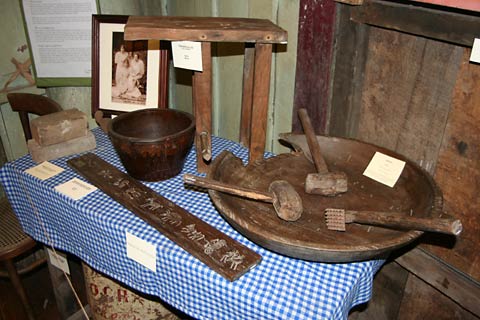 Artifacts on display in Casa Rocha-Suarez