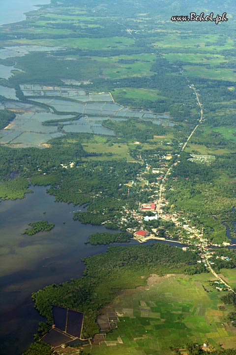 Areal view of Calape