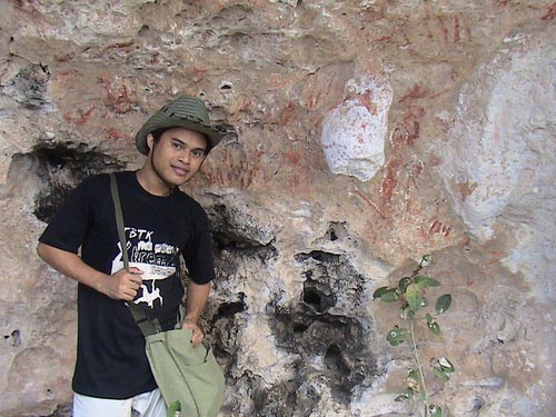 Rock Painting near Anda
